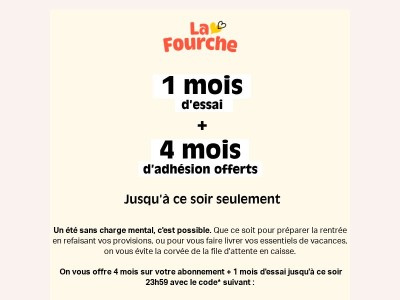 Dernières heures pour en profiter ⏳