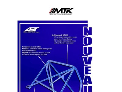 🏁 Nouveauté sur notre site : les arceaux AST Roll Cages sont disponibles !