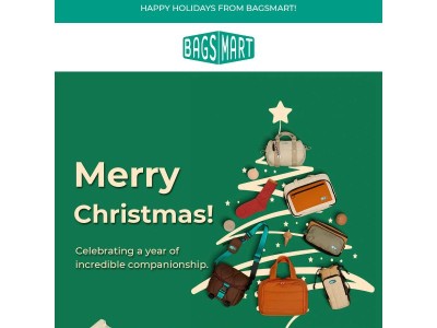 🎅Happy Holidays from BAGSMART!