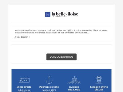 [la belle-iloise] Veuillez confirmer votre abonnement à notre newsletter