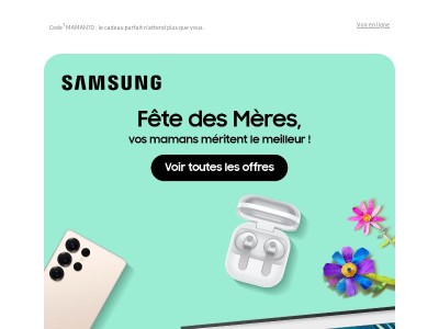 Code MAMAN10 : le cadeau parfait n'attend plus que vous.
