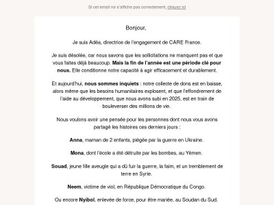 Nous nous demandons si nous allons y arriver...