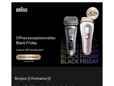 Offres Black Friday - Achetez maintenant