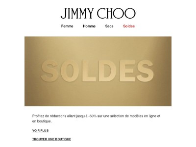 Nos soldes commencent maintenant