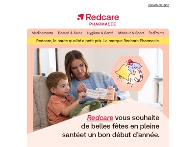 ✨ Merci 2025 ! Vos favoris et les nouveautés Redcare vous attendent.