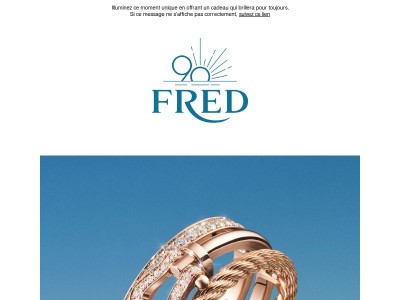 Célébrez un amour éclatant avec FRED