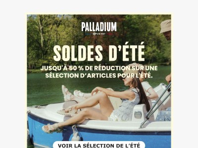 Jusqu'à -50 % sur une sélection de modèles pour l'été!