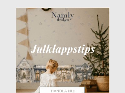 🎁✨ Personliga och uppskattade julklappar från Namly