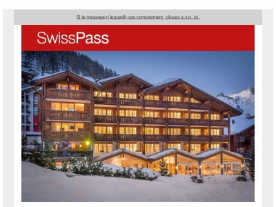 Hits hivernaux avec le SwissPass.