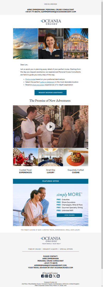 Lon, We Can Help Make Your Cruise Planning Easier