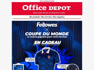 Match gagnant entre Fellowes & Office Depot
