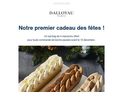 Nous vous offrons une boîte de macarons !