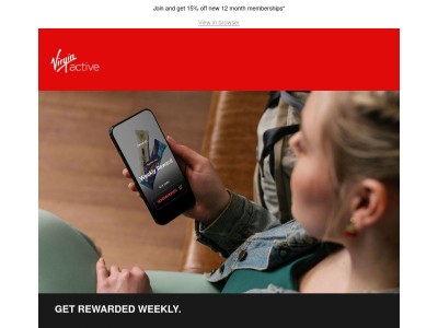 Get rewarded for showing up