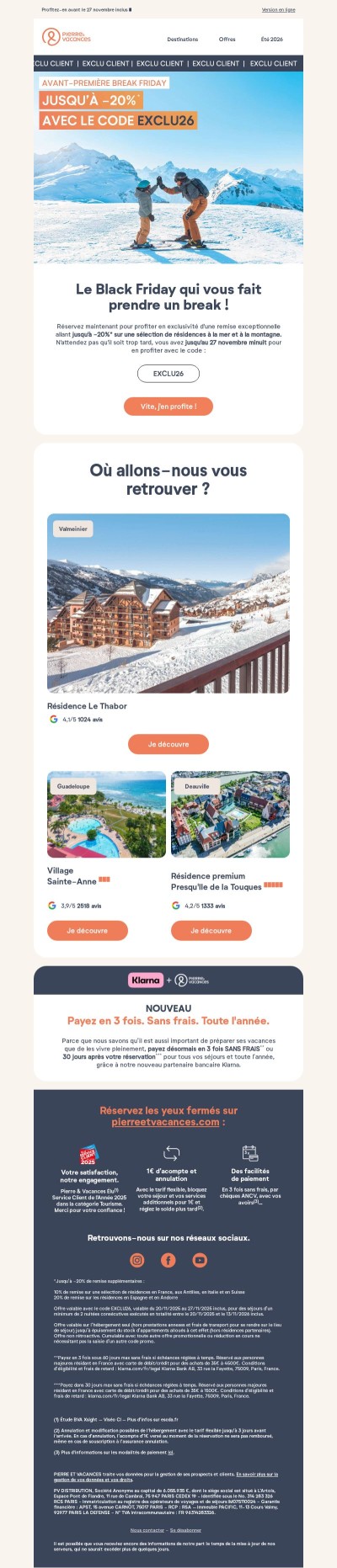 [BREAK FRIDAY] Jusqu'à -20% en avant-première 😍