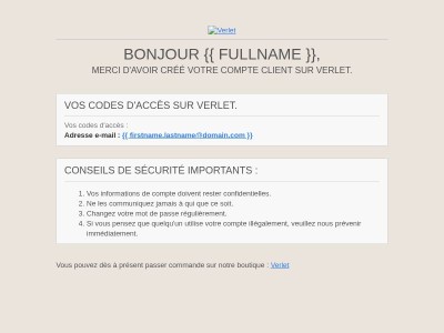 [Verlet] Bienvenue !