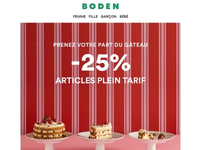 Attention, prêts ? -25% sur les articles plein tarif, C'EST PARTI !