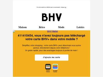 📲 Votre carte de fidélité toujours sur vous ! 