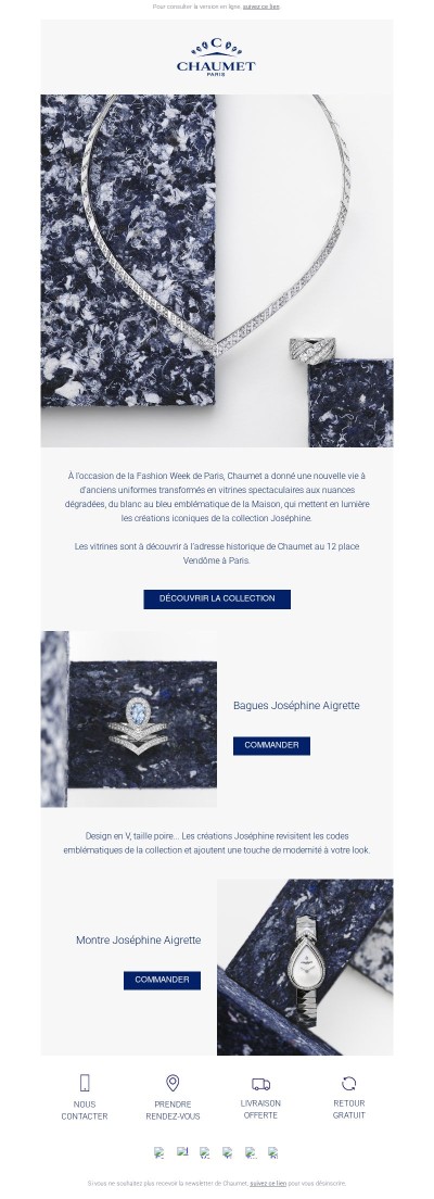 La mode change, les bijoux Joséphine restent