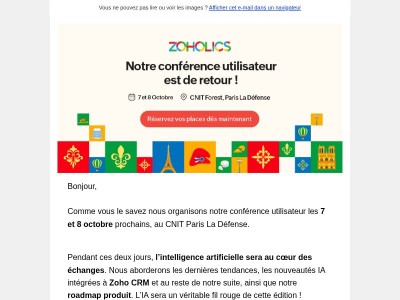 Les nouveautés IA seront au rendez-vous aux Zoholics !