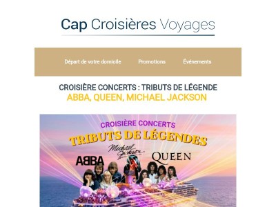 Croisières Concerts & Poker : 

exclusivement chez Cap Croisières Voyages à partir de 499€ 🔥