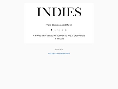 Votre code est : 133886