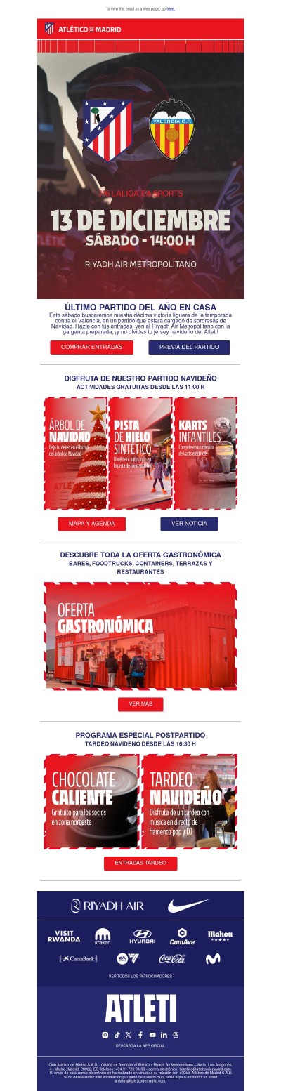 Atleti - Valencia: La Navidad rojiblanca se cita este sábado