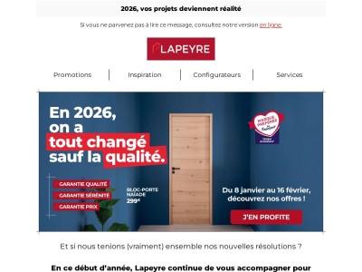 Vos nouveaux projets vous attendent !