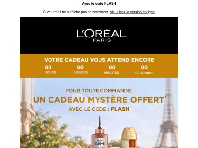 Votre cadeau mystère s'en va demain 🧳🎁 Faites vite !