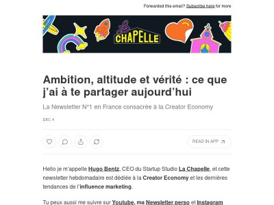 Ambition, altitude et vérité : ce que j’ai à te partager aujourd’hui