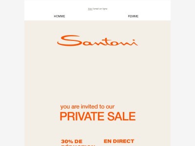Private Sale: accès exclusif