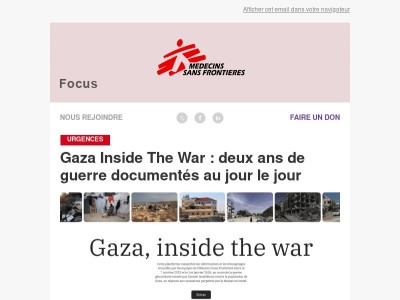 Gaza Inside The War : deux ans de guerre documentés au jour le jour