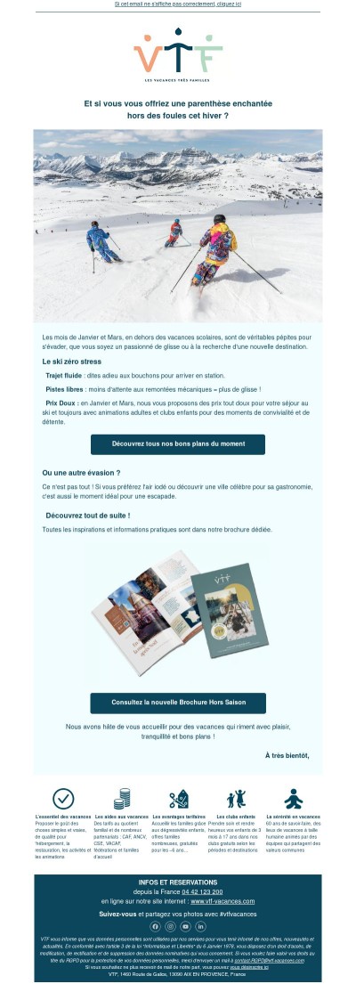 Le ski idéal : zéro stress et prix doux en Janvier & Mars !