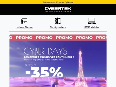 🔴Cyber Days :Dernières heures pour en profiter !