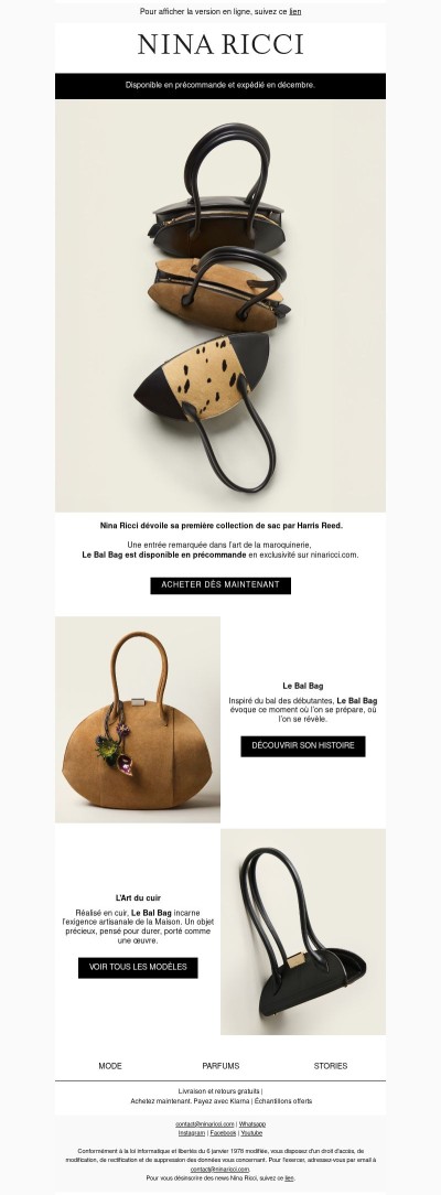 Le Bal Bag : disponible en précommande
