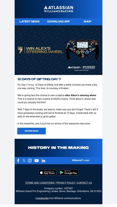 🎁Day 7: Steering you towards a prize! 🛞