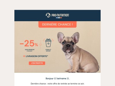 Dernières heures pour profiter de -25 % ⏰