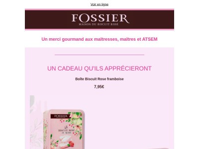🎁Fête des maîtresses - L'attention gourmande qui fait plaisir à la fin de l'année !
