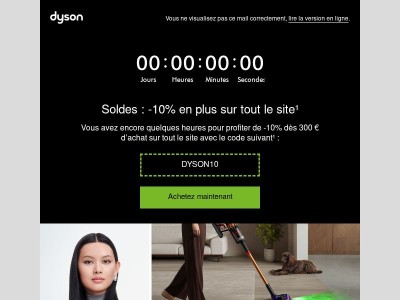 Soldes | Dernière chance !