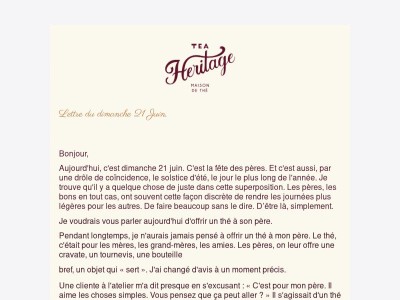 Un dimanche pour écrire à nos papas 💌