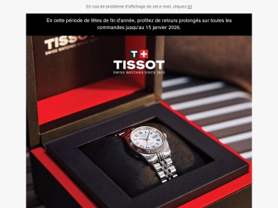 Recevez votre cadeau à temps