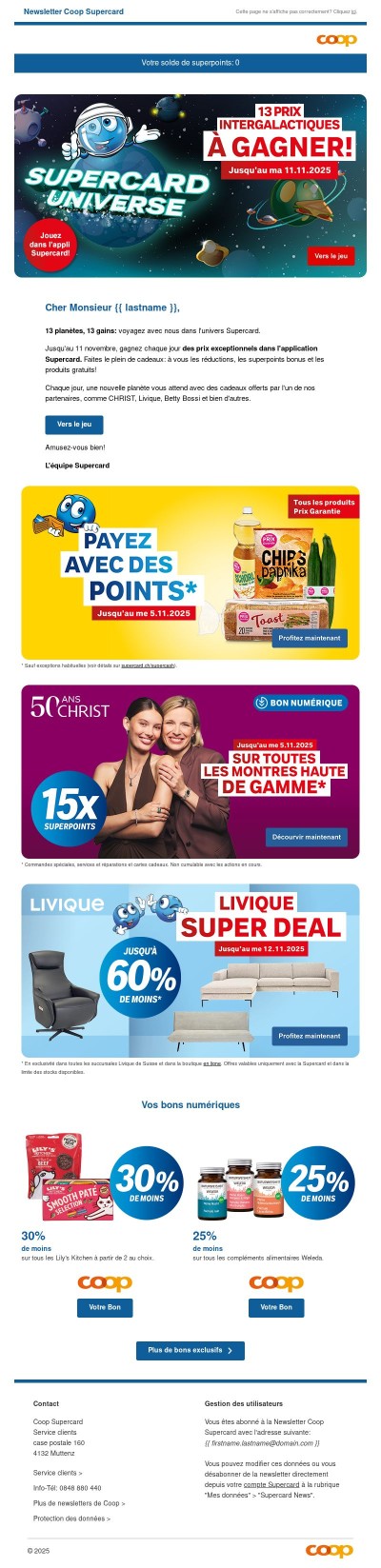 🚀 De nouveaux gains chaque jour dans l'univers Supercard