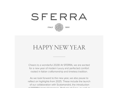 Happy New Year from SFERRA