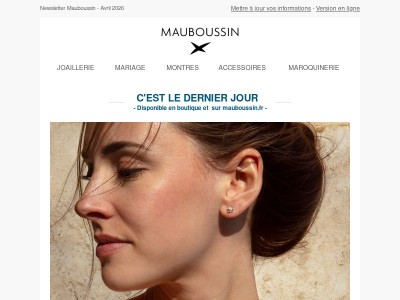 Vente flash : Notre collection "Ma Reine d'Amour" à un prix exceptionnel* !