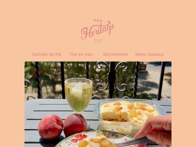Thé-Ramisù Jasmin-Pêche ! Un Délice à Préparer 🍑✨💕