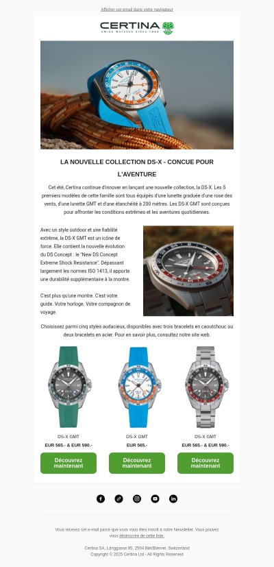 Dépassez vos limites avec Certina