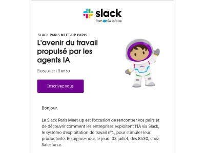 À vos agendas : Le Slack Paris Meet-up est à Paris le 03 juillet