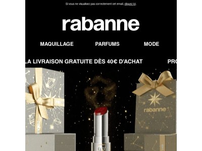 La Maison Rabanne vous souhaite des fêtes étincelantes​