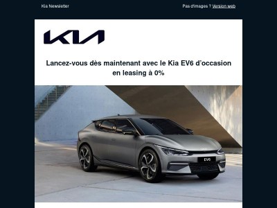 Leasing d’occasion Kia EV6 à 0%