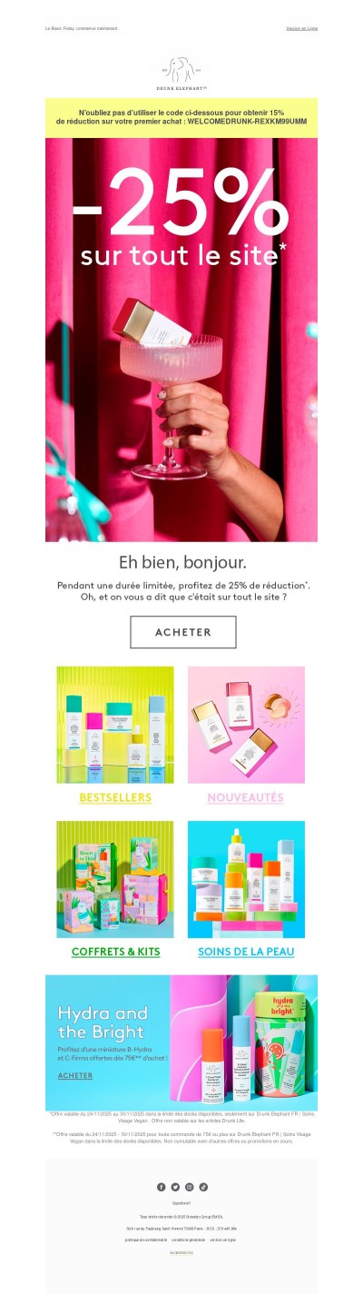 -25% sur tout le site !