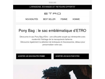 Pony Bag : le sac emblématique d’ETRO